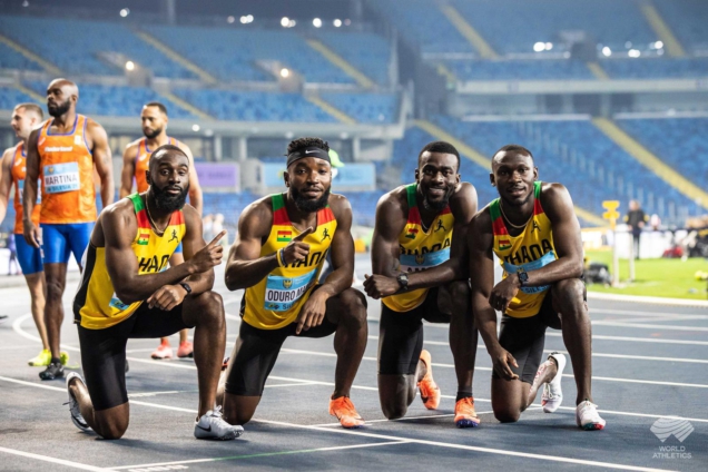 Ghana's relay quartet Ghana's relay quartet